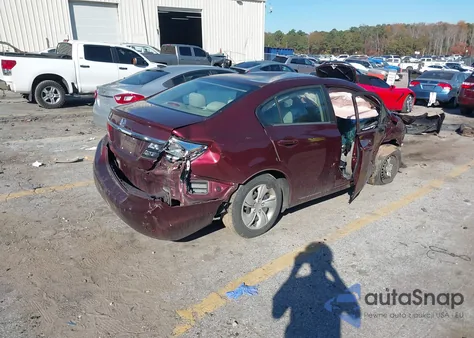 2015 Honda Civic Lx из США, поврежденный, VIN 19XFB2F54FE070328